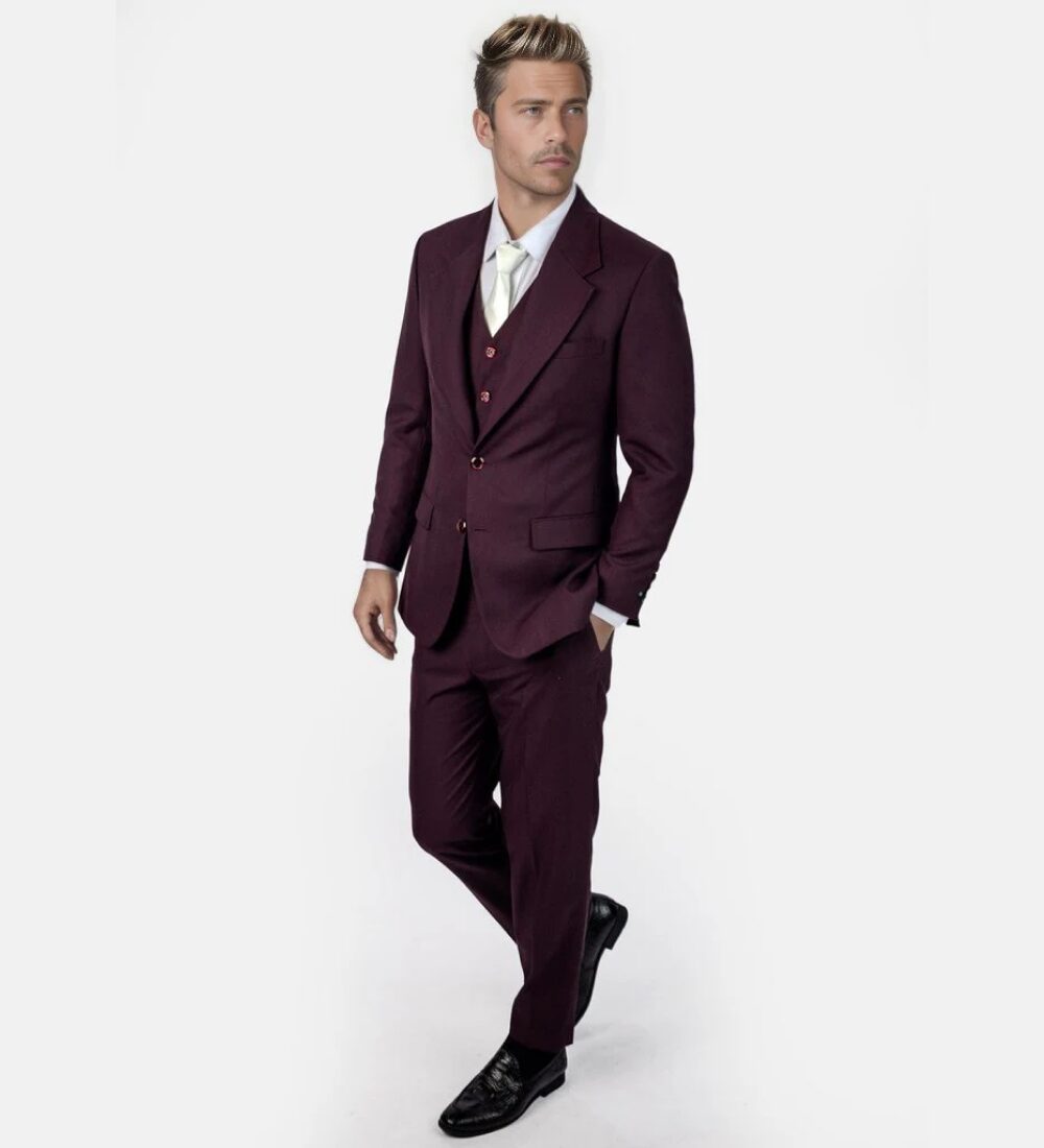 sangria purple three piece suit sangria purple three piece suit