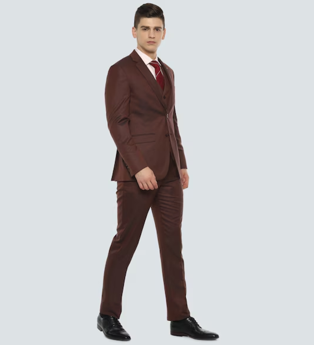 chocolate brown three piece suit chocolate brown three piece suit