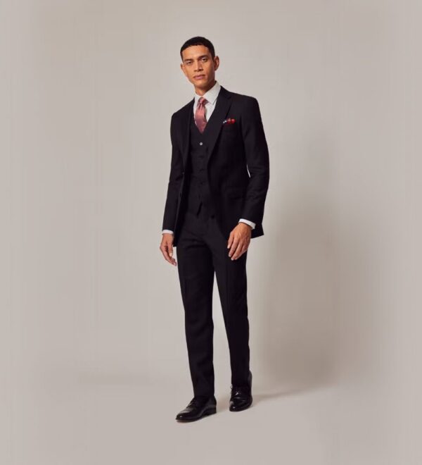 onyx rich black three piece suit
