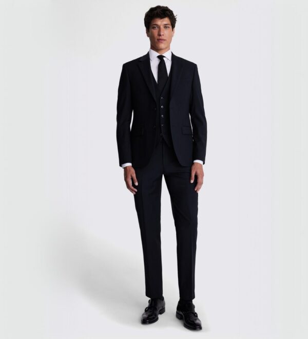 eerie black three piece suit